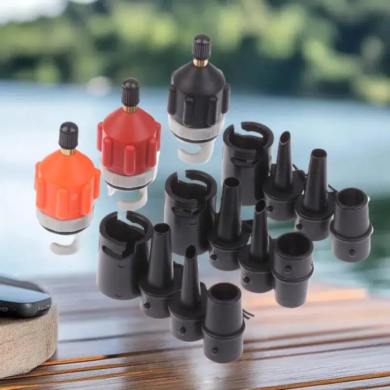 Air Valve Adaptor For SUP Board Inflatable Pump Adapter Paddle Boat Kayak Air Valve Pump Tire Air Connector Combo Kit