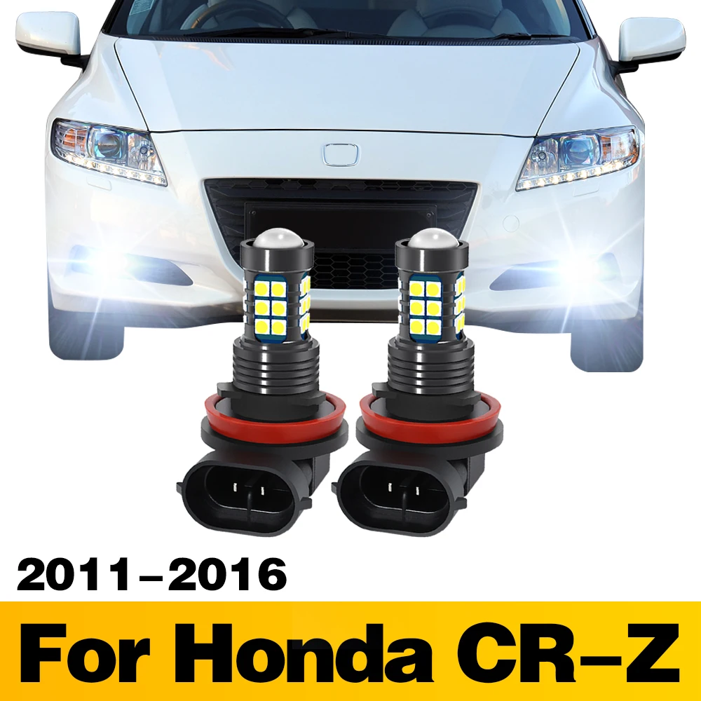 2Pcs LED Lamp Car Front Fog Light Accessories For HONDA CR-Z 2011 2012 2013 2014 2015 2016