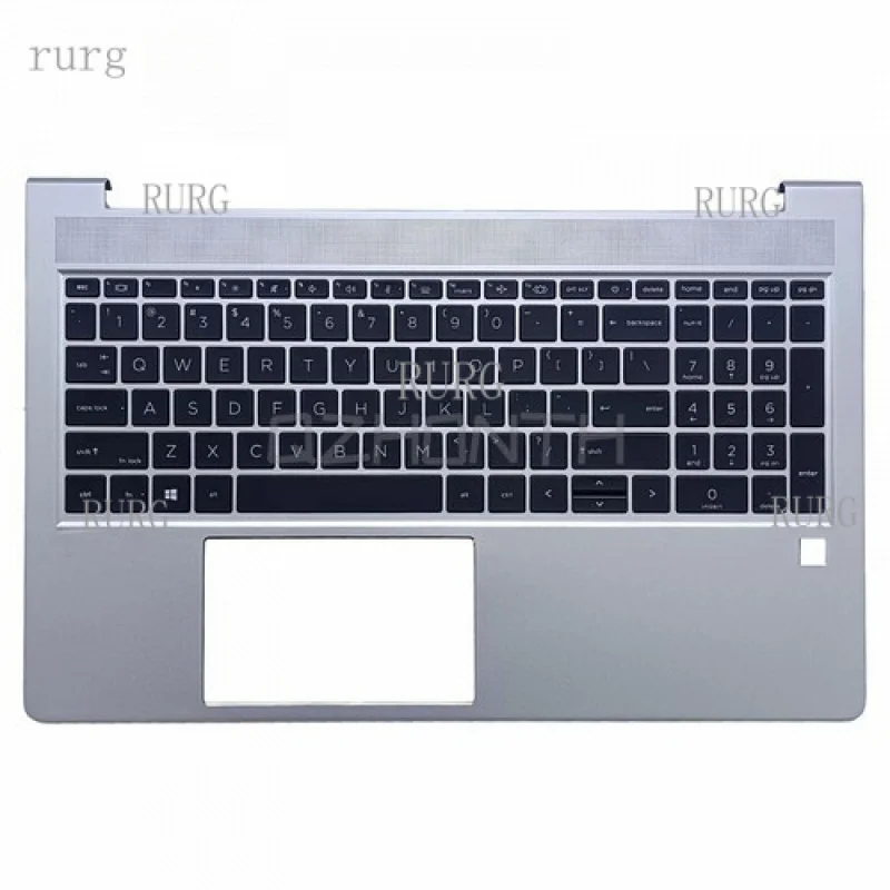 

L New For HP Probook 450 455 G9 Palmrest with Backlit Keyboard N01933-001 Sliver