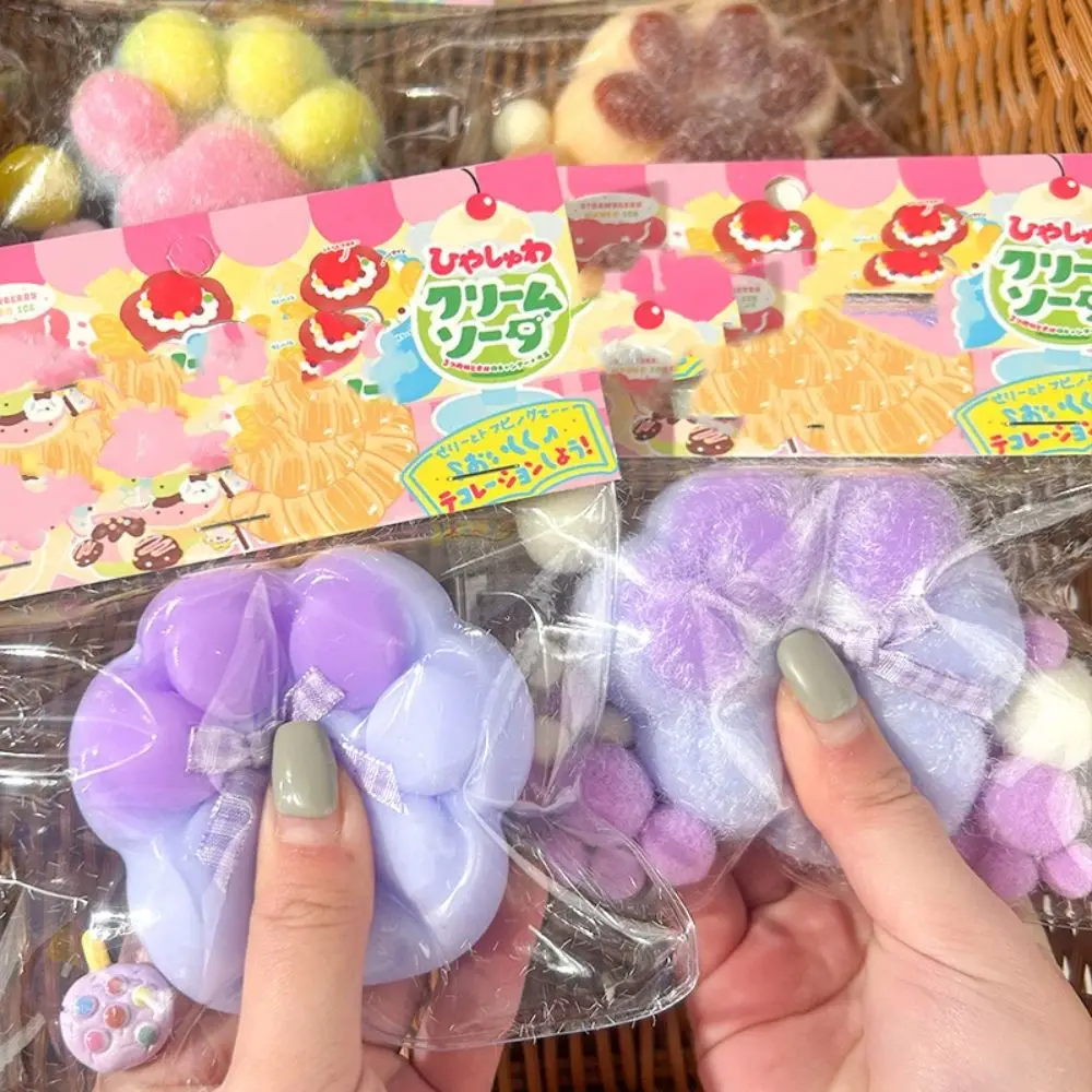 Recupero rapido TPR Zampa di gatto Giocattolo a rimbalzo lento Peluche flessibile Spremere Zampa di gatto Cartone animato Morbido artiglio di gatto Pizzico Giocattolo Regalo unico