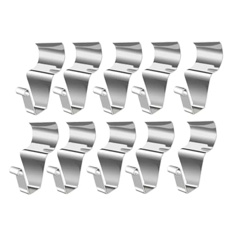 T61C_10Pcs Hooks for Siding,No-Hole Needed Vinyl Siding Clips,B