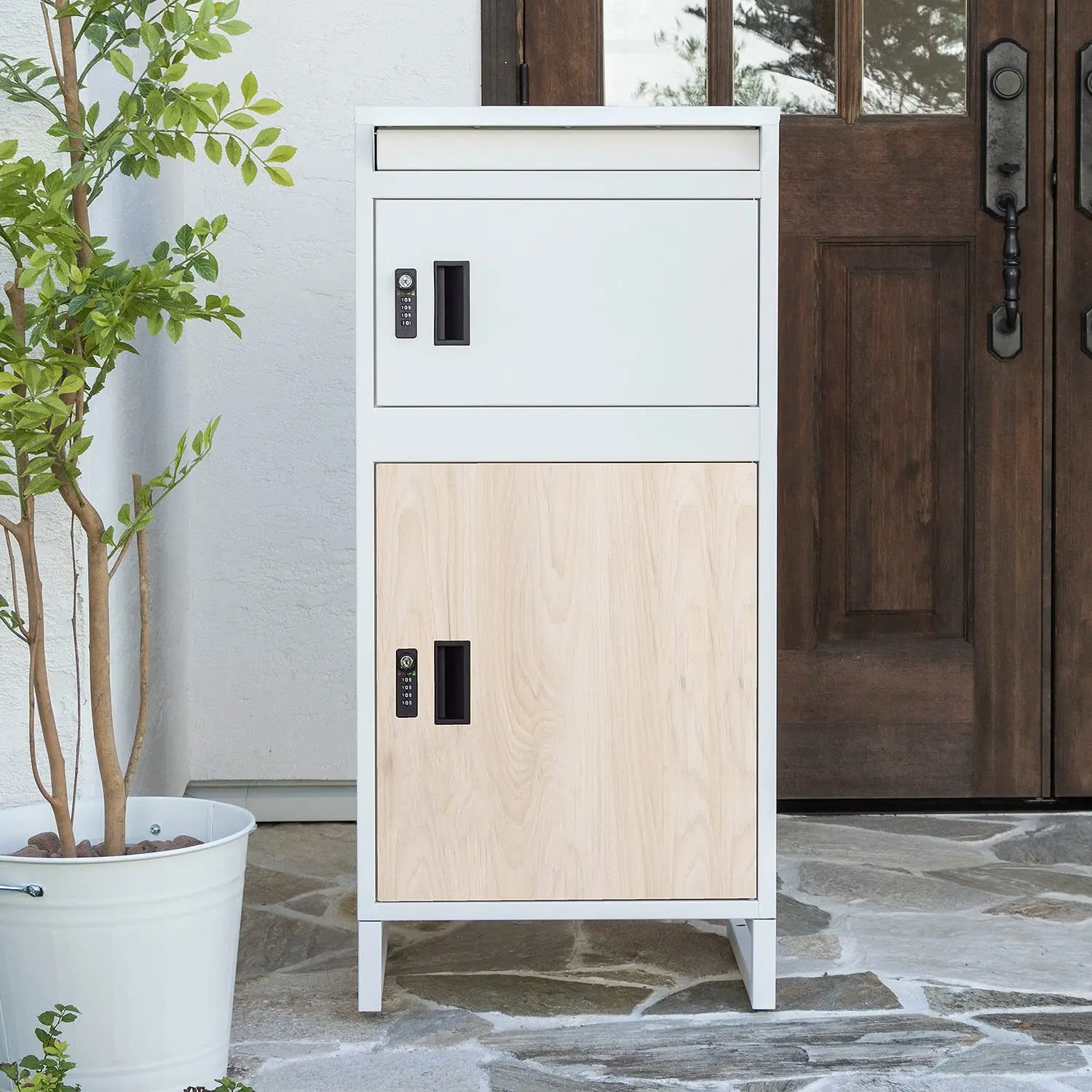 

Express box, household large-capacity mailbox, convenient locker, outdoor mailbox, express cabinet.