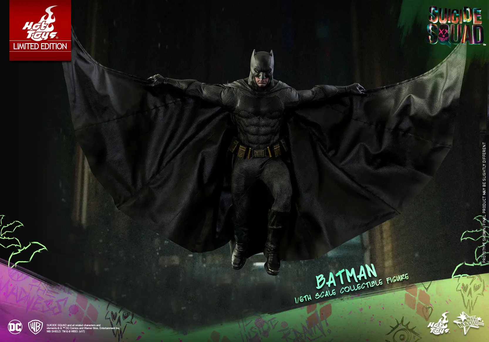 

[In Stock] Hot Toys HT MMS409 Batman Pacifier Limited Edition 1/6 Action Figure Collectible Model Toy