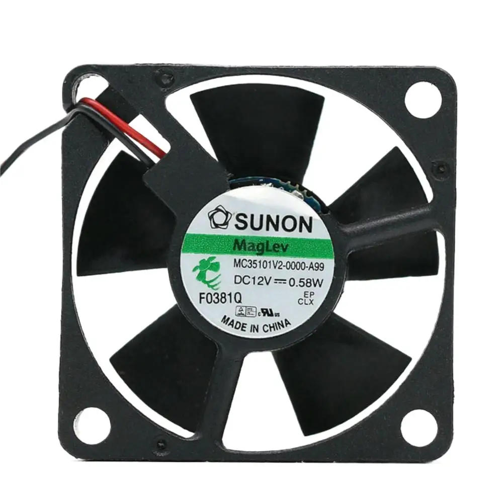 

2 шт. 35 мм вентилятор для Sunon MC35101V2-0000-A99 12 В 0,52 Вт 35x35x10 мм ультра-тихий охлаждающий вентилятор для электроники, компьютеров, небольших устройств