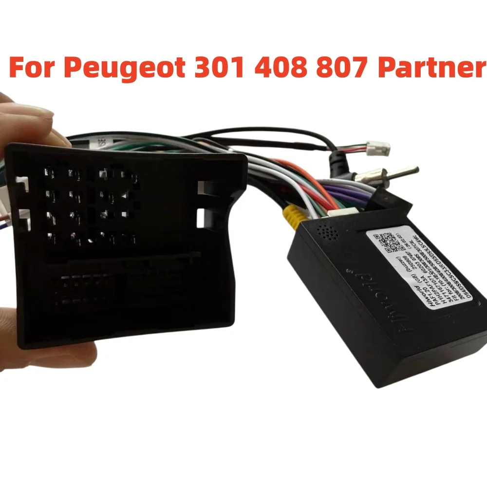 Adaptador Decodificador CanBus Hiworld PAF1.20 de 16 Pines para PSA Peugeot 307 308 3008 508 607 807 408 Partner Citroën C3 C4 C5 DS4 DS5 DS6
