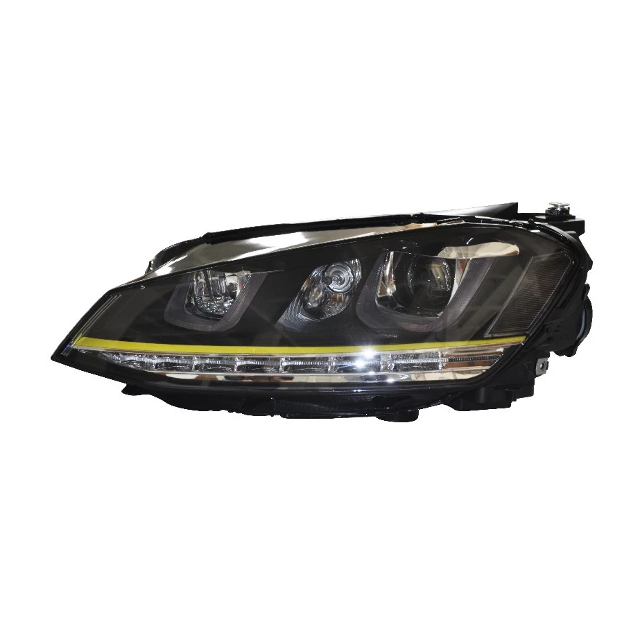 For Golf 7 MK7 Led Dual U Xenon HID Head Lamp 2014-2017