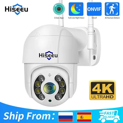 Outdoor 8MP WiFi IP Security Camera Hiseeu