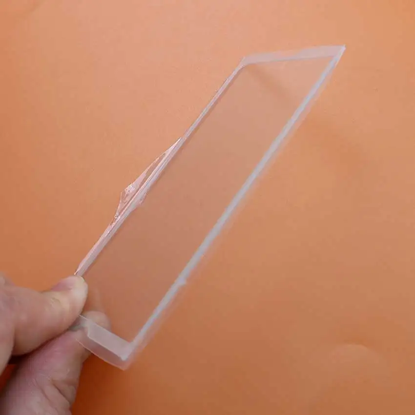 Plastic Glass Mirror Display Screen Lens Cover For PSP 2000 3000 PSP2000 Game Console Transparent Panel Frame Glue Alcohol Pack