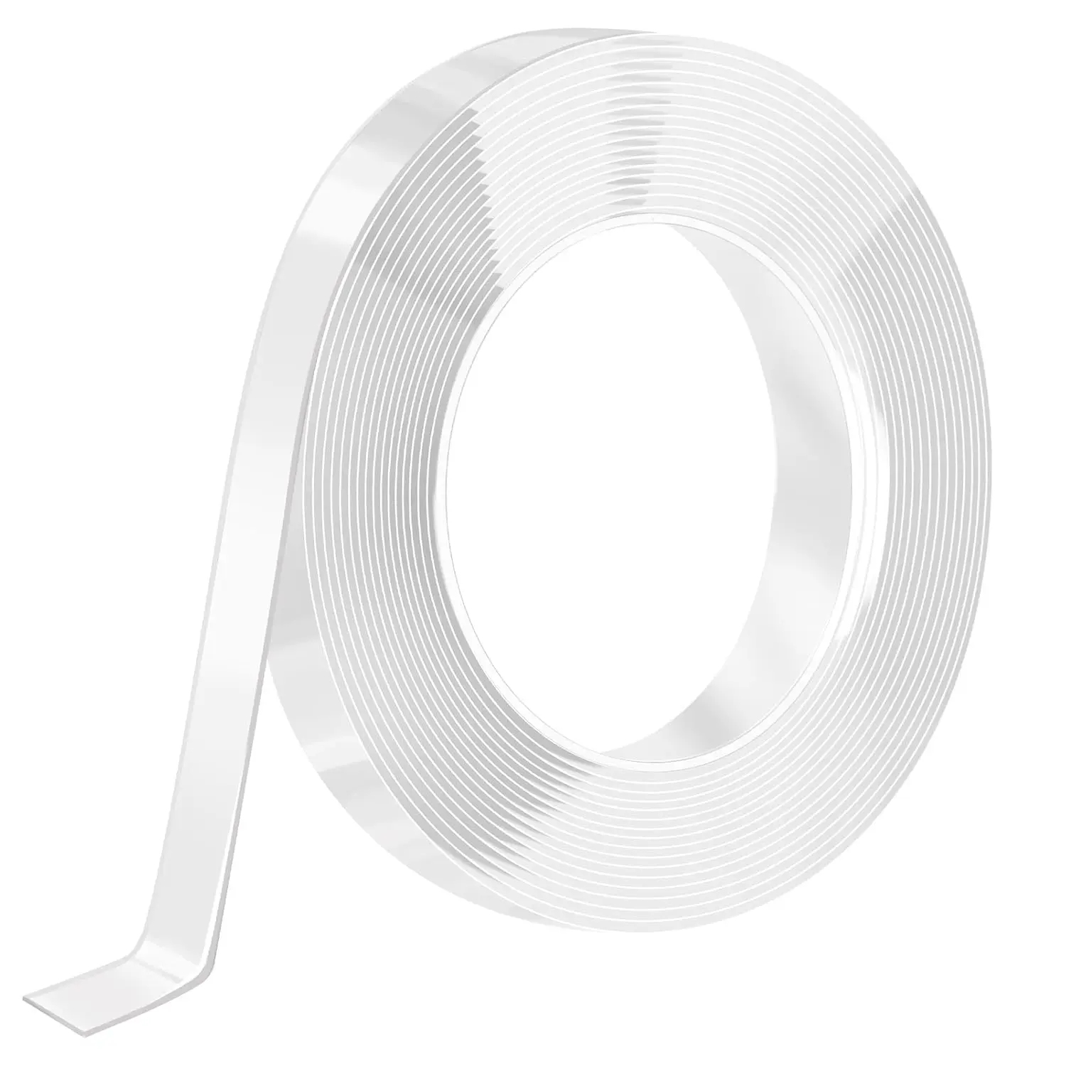 

Nano Strong Mounting Adhesive Tape Double Sided Heavy Duty Removable Clear Wall Tape 1/2in*10ft
