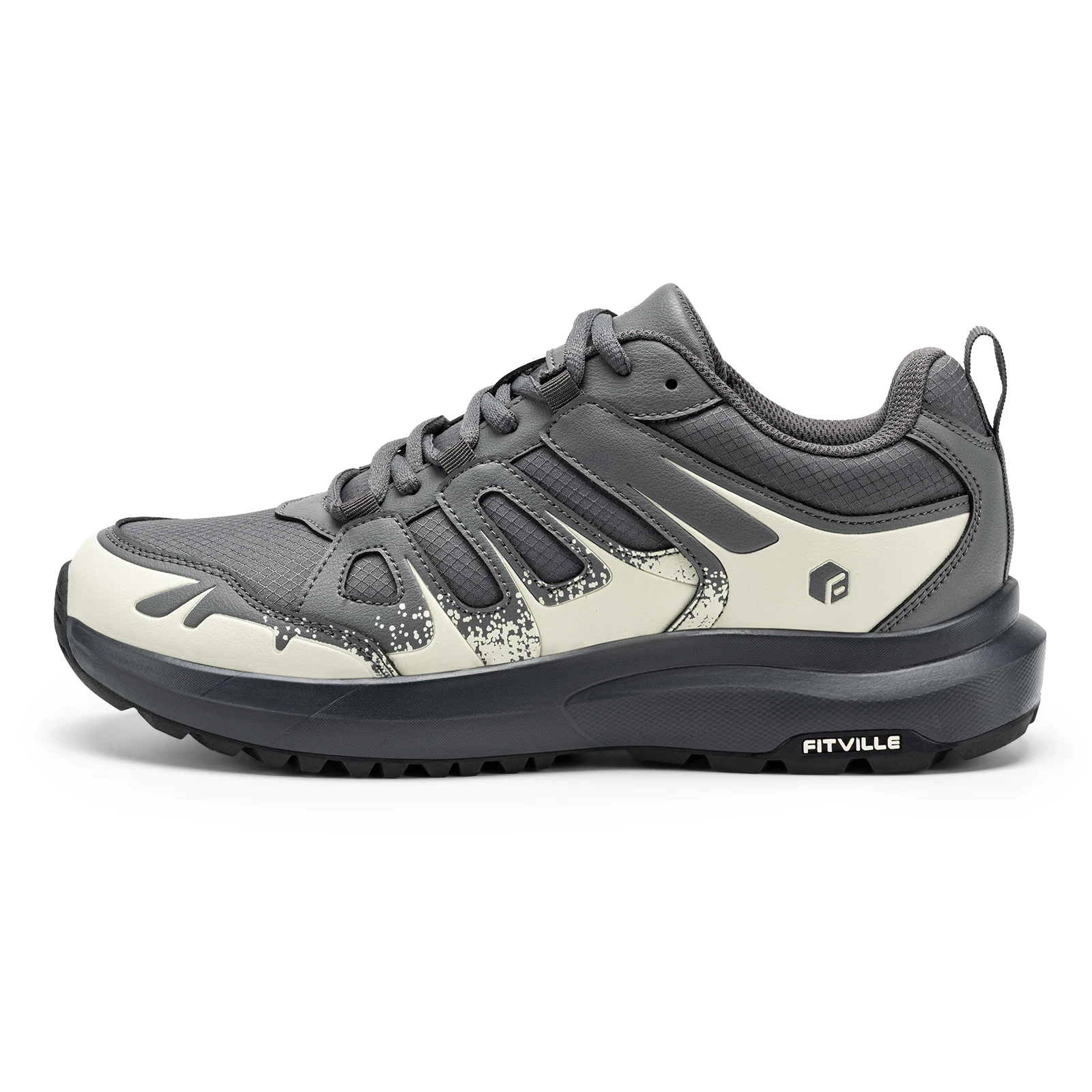 Slate Grey Off White