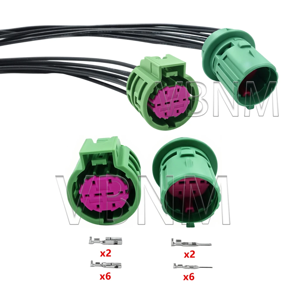8 Pin 13606031X Auto Headlight Plug Wiring Harness Car Electronic Connector With Cable For Fiat Do Feiyue 500X Pendor 500