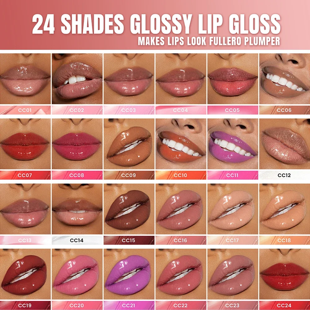 5-Piece Lip Gloss Kit Private Label Pigment Long Lasting Waterproof Glossy/Matte Non-Stick Custom Logo Makeup Bulk Cruelty Free