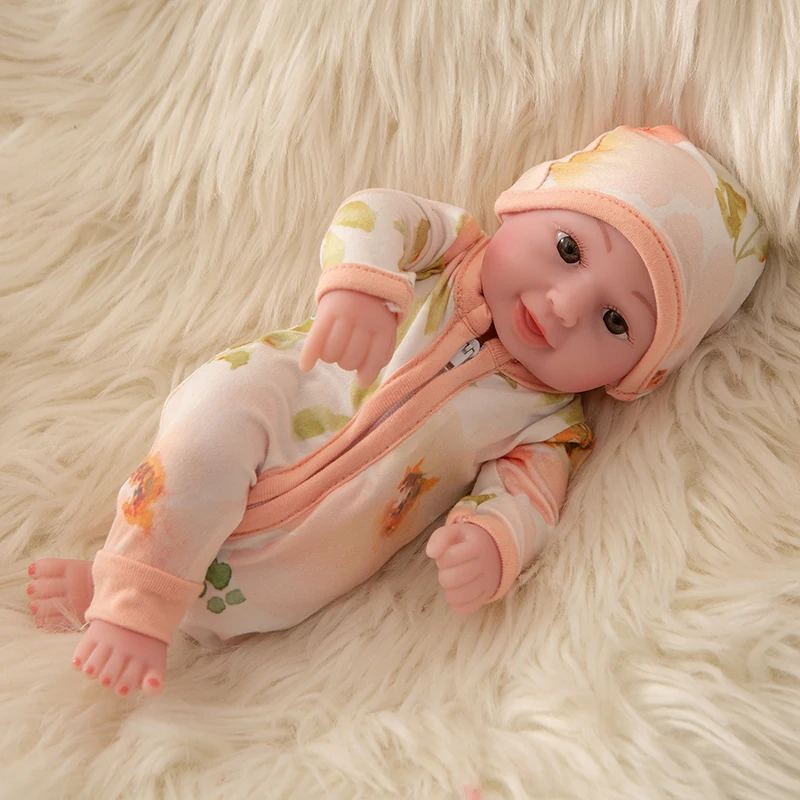 Mini 10 Inch Reborn Doll Sleeping Baby Doll 30cm Born Dolls Baby Toys, The Best Gift for Girls.