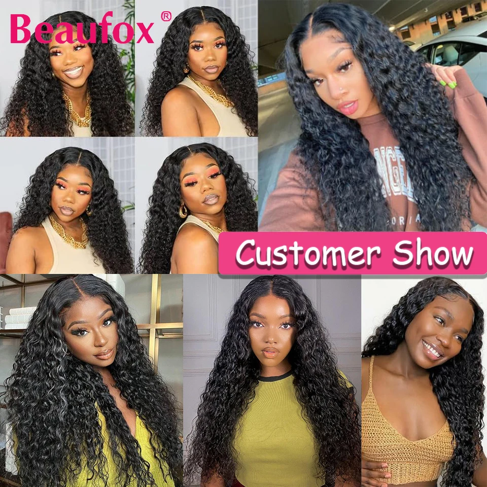 Beaufox-Water Wave Human Hair Bundles, Brasileiro, Não processado, 1 Pacotes, 3 Pacotes, 4 Pacotes, Ofertas