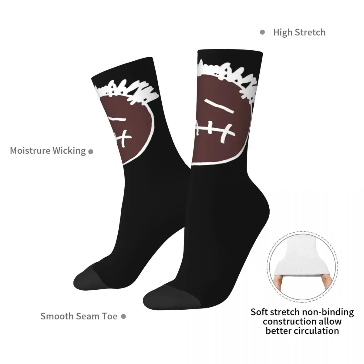 Travis Scott Cactus Jack La Flame Socks Harajuku High Quality Stockings All Season Long Socks Accessories for Unisex Gifts