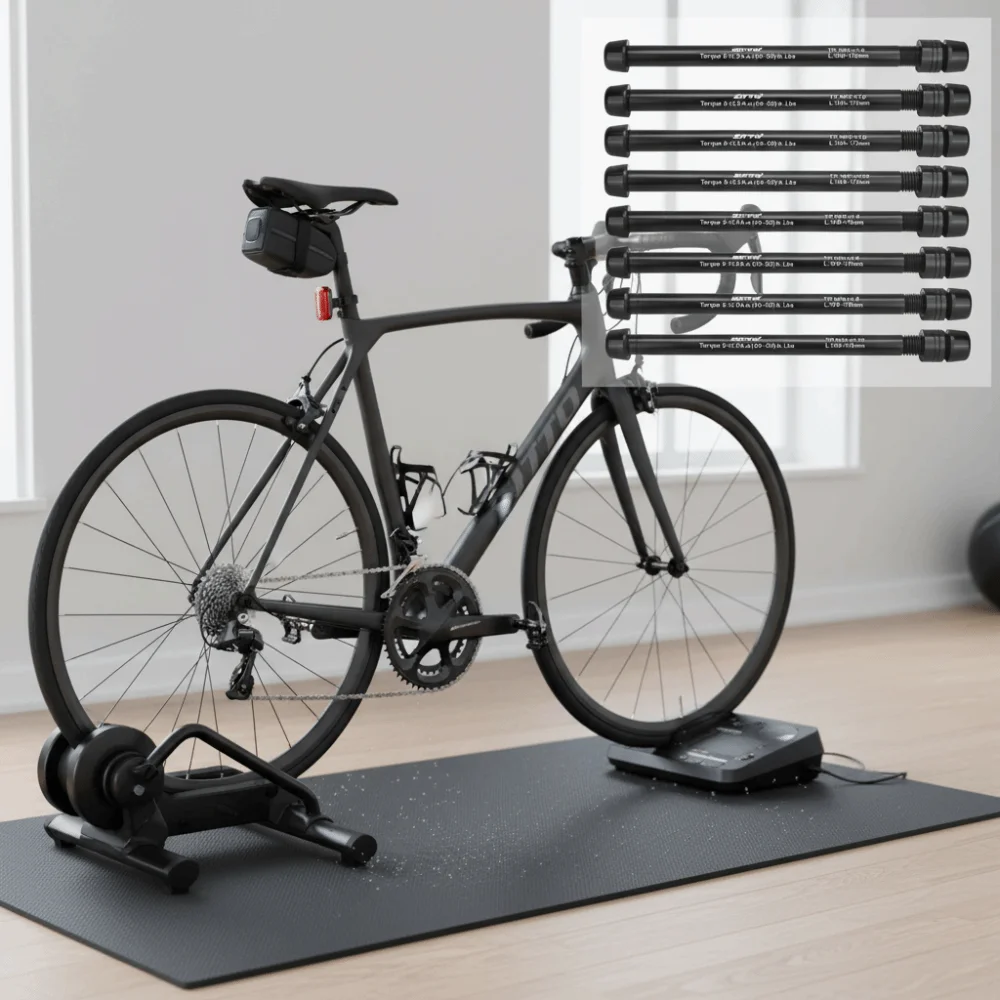 

Адаптер сквозной оси ZTTO Trainer 160-172 166-178 мм, быстроразъемные шампуры, платформа для верховой езды через ось, резьба M12x1,0/1,5/1,75