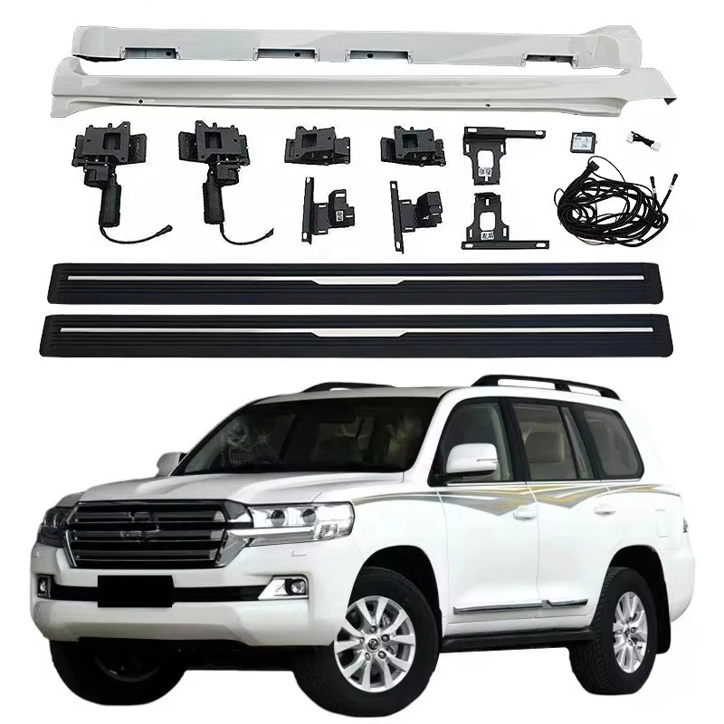 

Hot Selling Automatic Retractable Electric Side Pedal Aluminum Alloy Thickening Modification for F150 GMC PRADOcustom