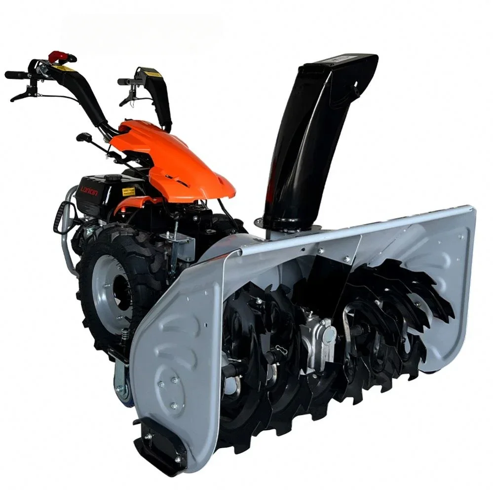 Manual Gas Powered Sweeper Snow Broom 15HP Gasoline Snowplow Snowblower Sweeper Snow Machine