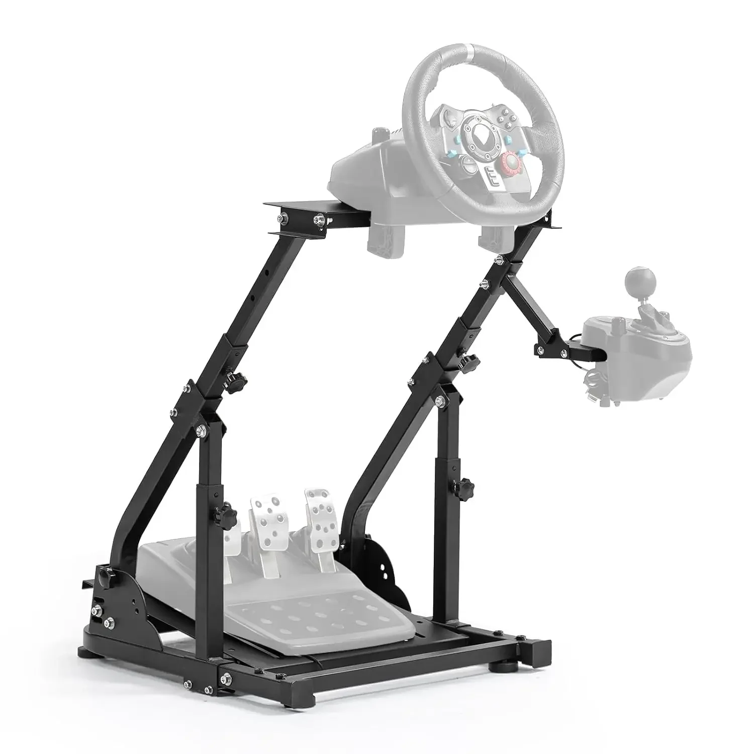 Sim Racing Wheel Stand, Adjustable Height Angle Steering Wheel Stand, Fit For Logitech G25 G27 G29 G920 G923, For Thrustmaster