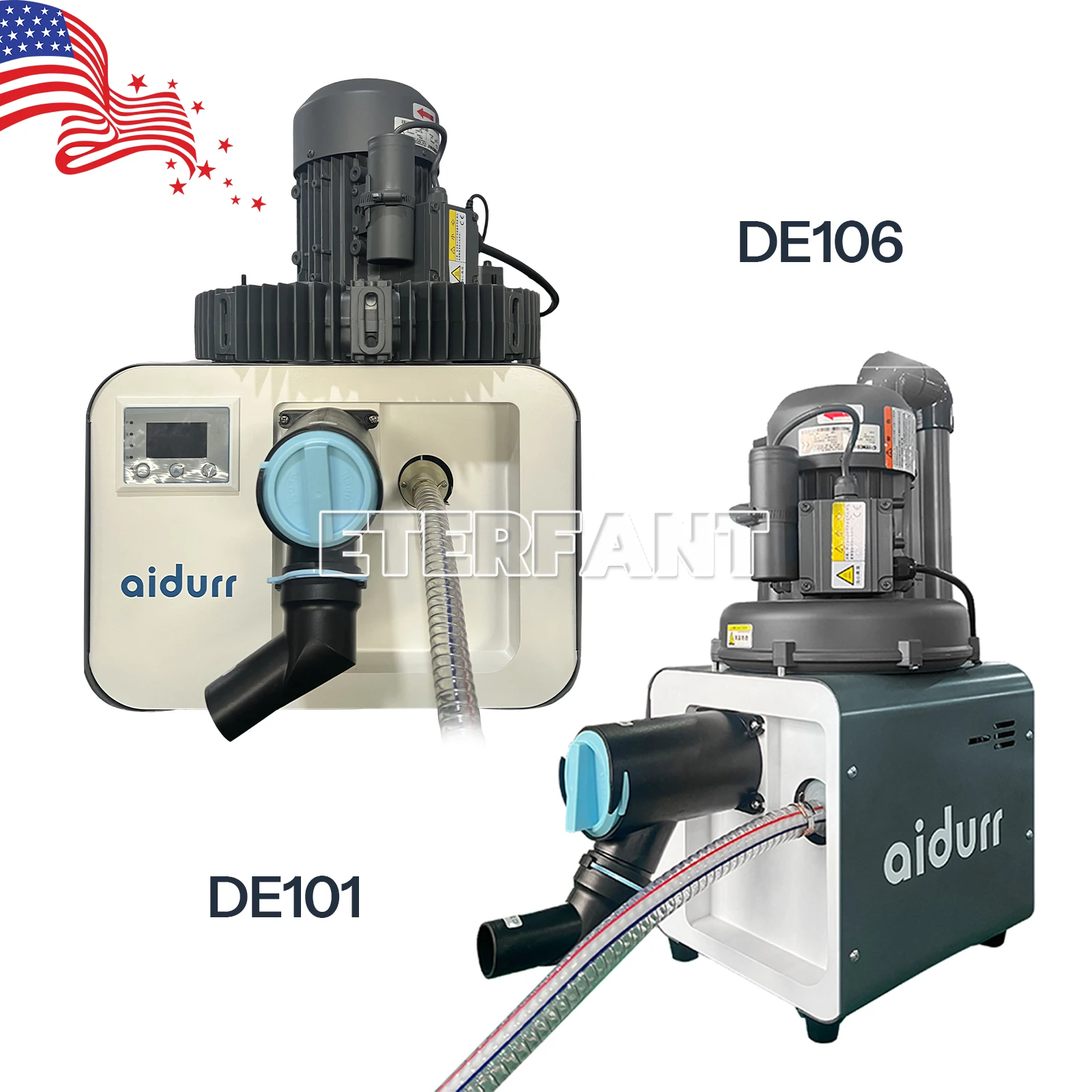 

Стоматологическая электрическая аспирационная машина Вакуумная система DE101/DE106 Вакуумный насос Всасывающая машина с переменной частотой Полусухой тип