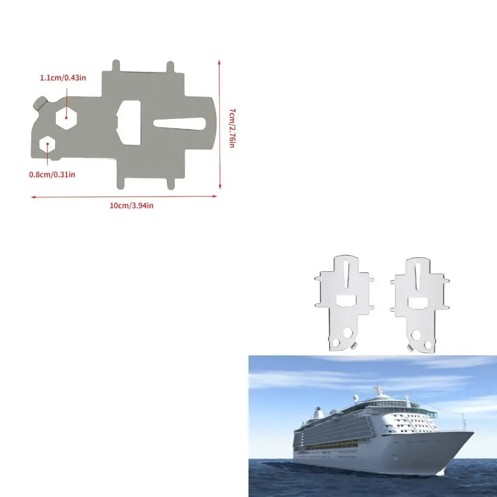 

2pcs нержавеющей лодки газовой газовой инструмент для открытия бутылочных бутылок.