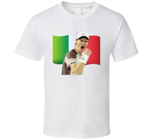 Jannik Sinner Italian Tennis Star Fan T Shirt