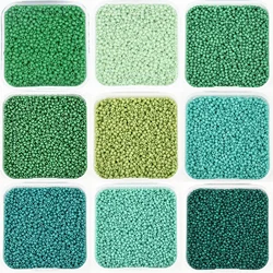 Colore verde 2mm perline di vetro ceco perline in scatola accessori per gioielli che fanno braccialetto fai da te fornitore di materiale 4000 pz/scatola