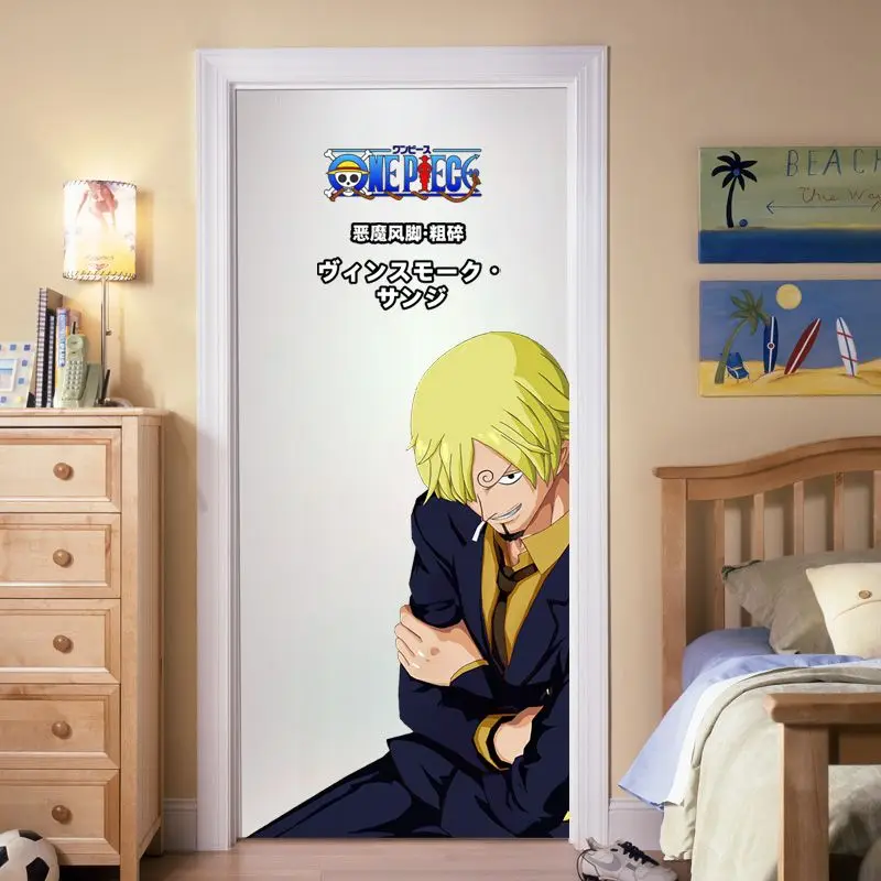 One Piece stickers, cute and stylish cartoon personality decoration posters, wall stickers for dorms, birthday gifts for friends view 6