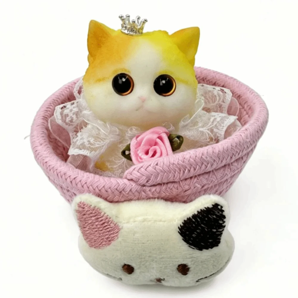 Perfect Gift Slow Rising Reduce Pressure Toy Slow Rebound Soft Squeeze Cat Squishy Toy Lovely Kawaii Cat Sensory Toy Adult Gift