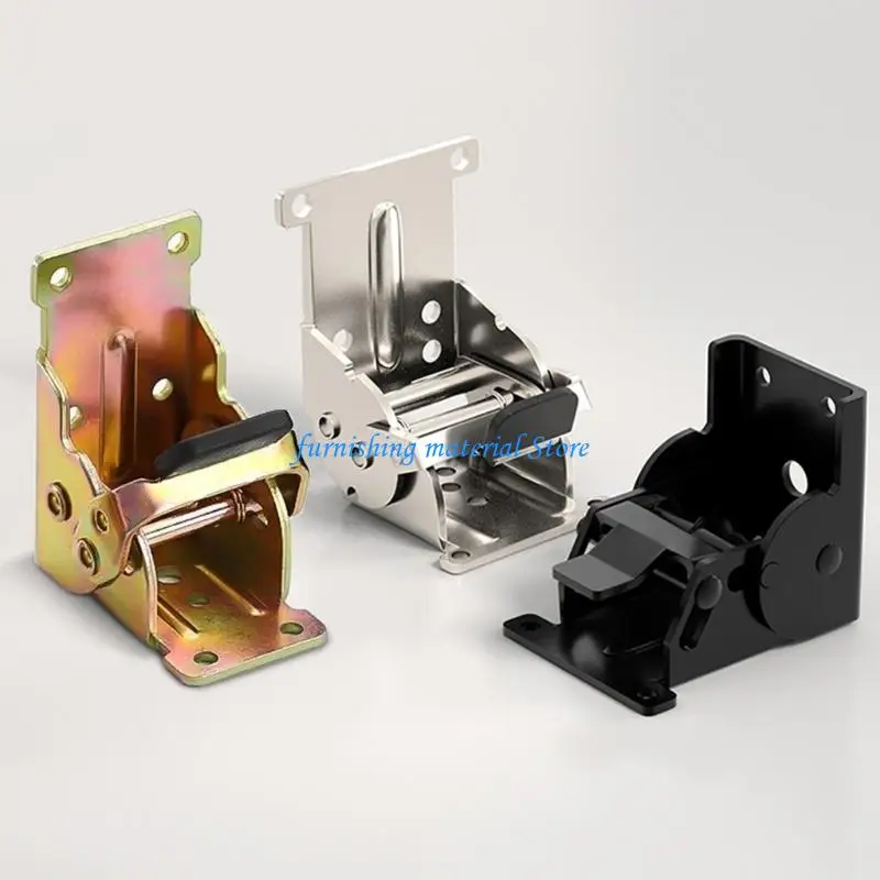 

Y5GD Industrial Locking Hinges 90 Degree Foldable Leg Brackets for Tables bed and Workbenches with High Load Capacity