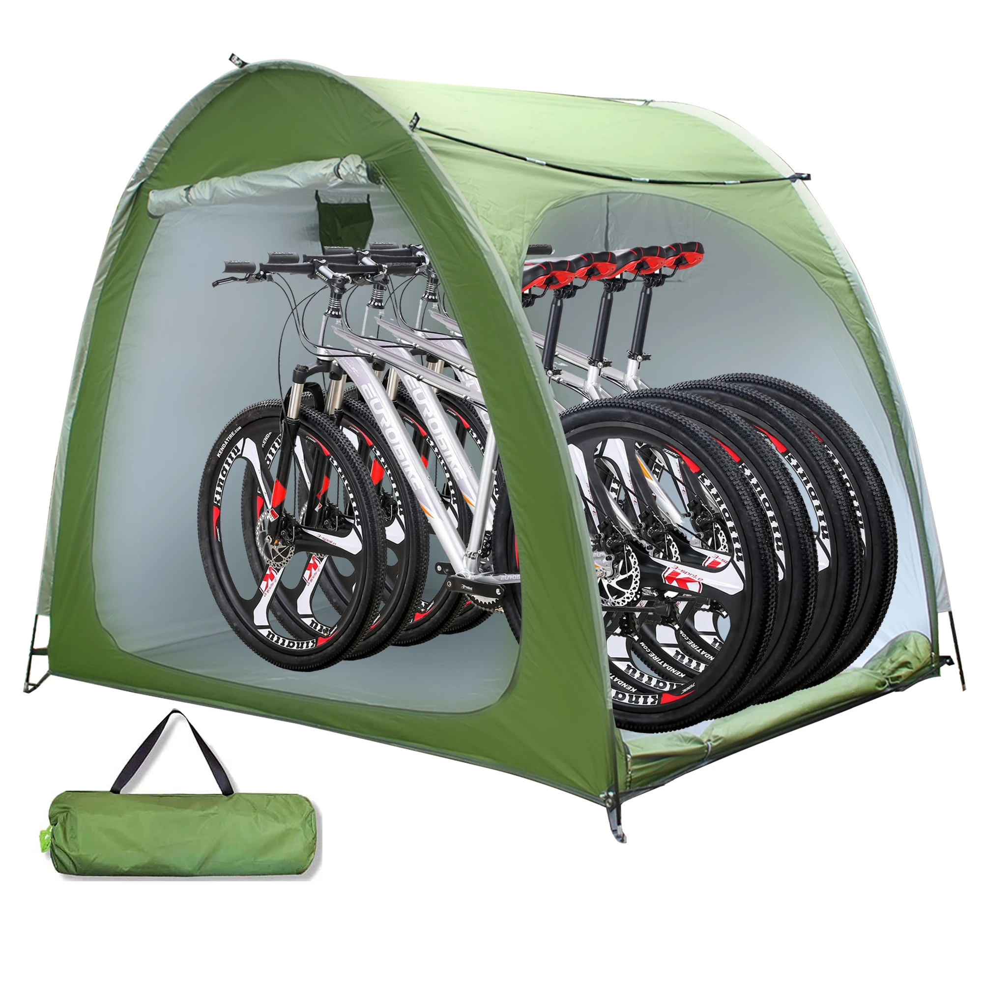 Outdoor Bike Tents 4 Bike Storage Tent Weather Resistant Bicycle Storage Shed Waterproof