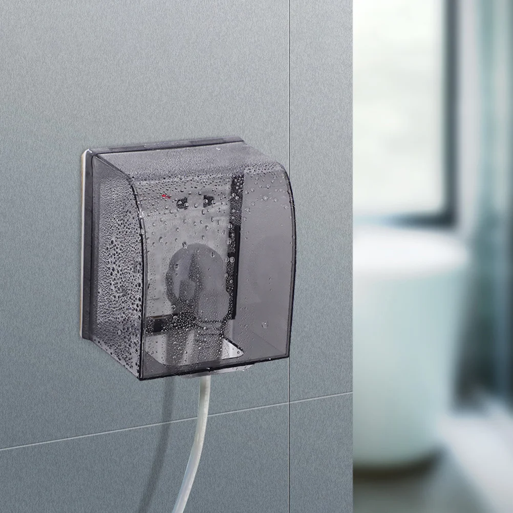 

3Pcs Weatherproof Outlet Cover Outdoor Electrical Box Durable Receptacle Protector Transparent Design Simple Press Install
