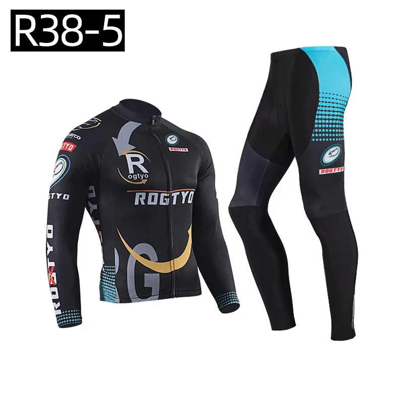 Cycling Clothing Man Men Set Long Bicycle Clothes 2025 Jersey Sets Sleeve Mtb Bib Autumn Mens Wear Maillot Complete Summer Pants