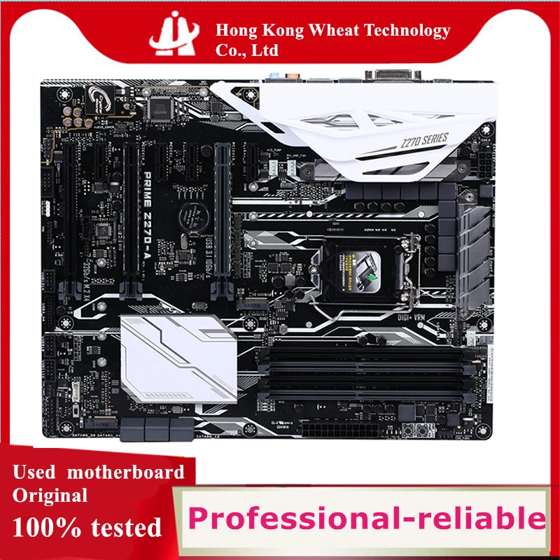 Used Z270 PRIME Z270-A Z270A motherboard original For Intel LGA 1151 LGA1151 DDR4 64GB USB2.0 USB3.0 SATA3 Desktop Mainboard