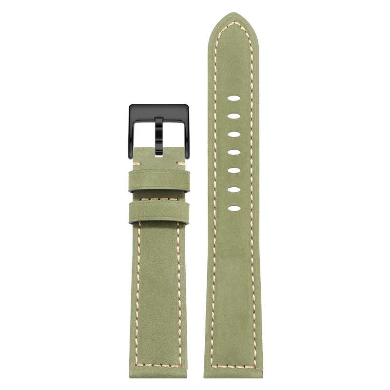 shengmeirui XL verlängertes Länge 140+90 mm Lederarmband für Hamilton Panerai SEIKO verlängertes und verdicktes Herrenuhrenarmband 22MM24MM 3