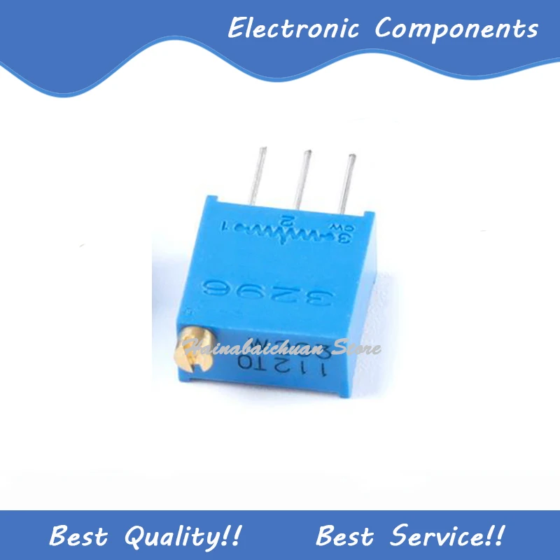 

10 Pcs/Lot 3296W-1-203LF 20K ±10% ±100ppm/℃ DIP3 Adjustable Potentiometer New and Original In Stock