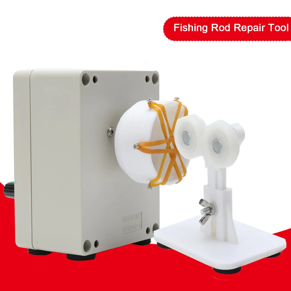 Mesin pancing, 1 Set mesin pancing profesional, mesin lilitan DIY portabel, alat memancing AC 100-240V / DC 12V