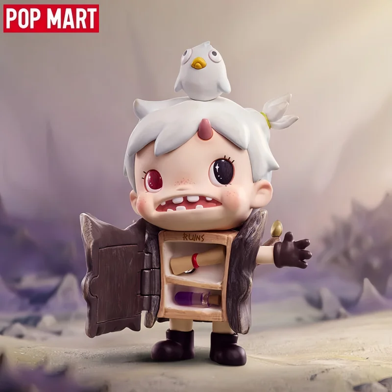 أصيلة POPMART فقاعة الوحش لعبة أصلية تحصيل الشكل العصرية صندوق أعمى هدية القطبية باولا سلسلة 2 Linyuan مسار سري #5