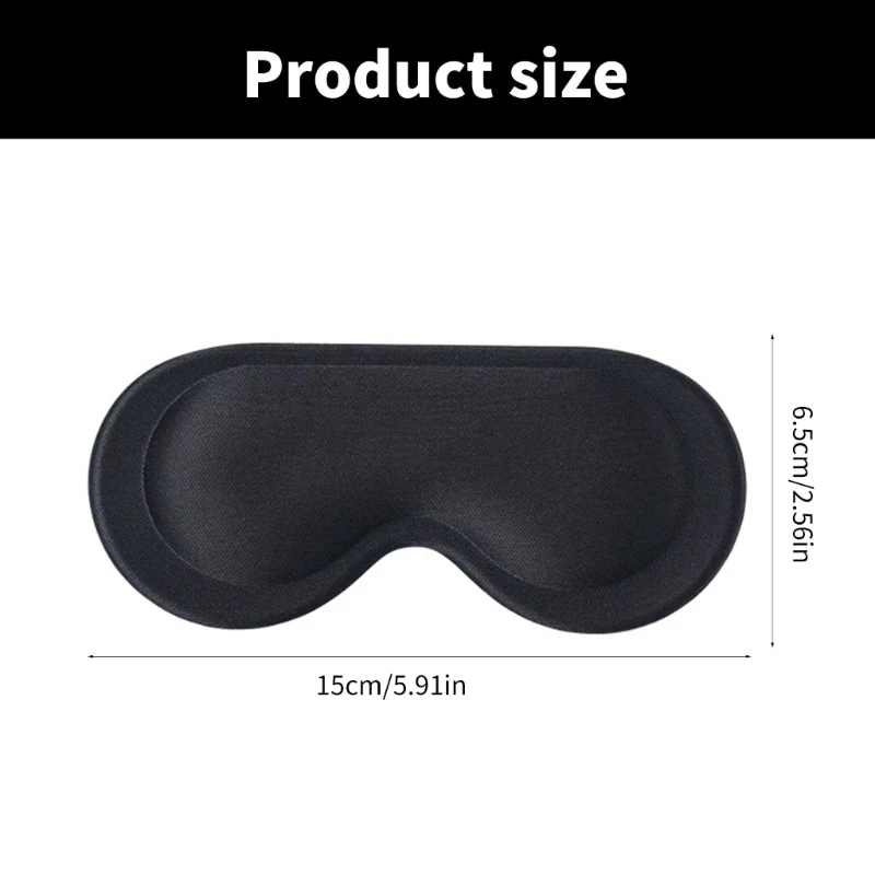 Hot 5HA Durability Cover Polyester Pad Easy Installation for GOGGLES N3 for Enhances Flight Experience and Dust Protections