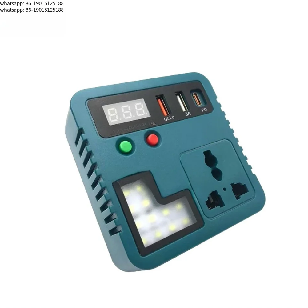 1pc 100W 21V Battery Converter Inverter 21V To 220V W USB Inverter Battery Inverter For Charging Devices Accessories