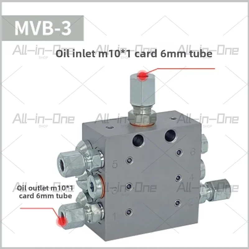 Progressive Distributor MVB Type Butter Distributor Oil Distribution Valve Integral