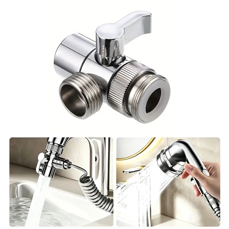 

Переключатель-адаптер для смесителя M22/M24, разветвитель для кухонной раковины, дивертерный клапан, соединитель для водопроводного крана для душа и ванной комнаты