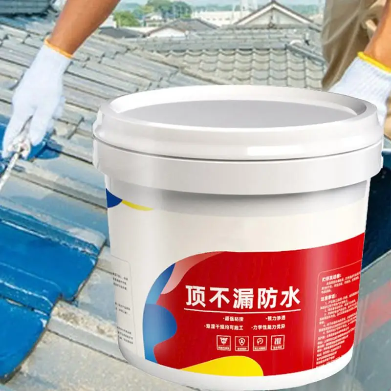 Liquid Waterproof Coating Water-based Waterproof Adhesive For Seal Patch Household Adhesive For Tile Gaps Floor Seams Shower