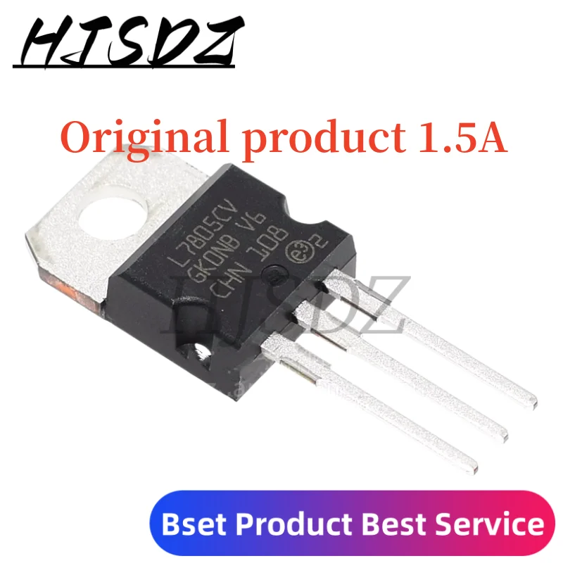 20Pcs 1.5A Voltage Regulators Bundle: L7805 L7812 L7806 L7915 L7905 L7912 L7815 LM317T  TO-220 Linear regulator image 4