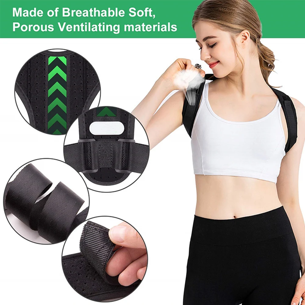 Back Support Belt Girdle To Improve Back Posture Corrector Vest Posture Strap for Column Neck Hump Corrector Strecher Correction