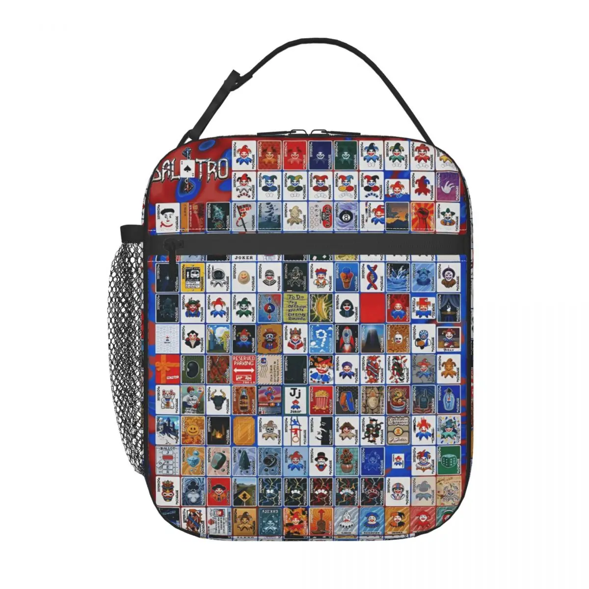 Balatro بطاقة الألعاب جوكر حقيبة الغداء للرجال صندوق الغداء الترفيه العمل حقيبة للحفاظ على البرودة المحمولة سستة أكسفورد حمل أكياس الغذاء #2