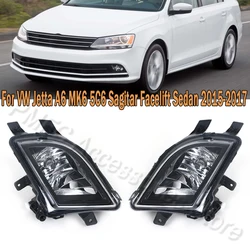 Fog Lamp Car Front Bumper Driving Fog Light Car Foglamp For VW Jetta A6 MK6 5C6 Sagitar Facelift Sedan 2015-2017 16D941700