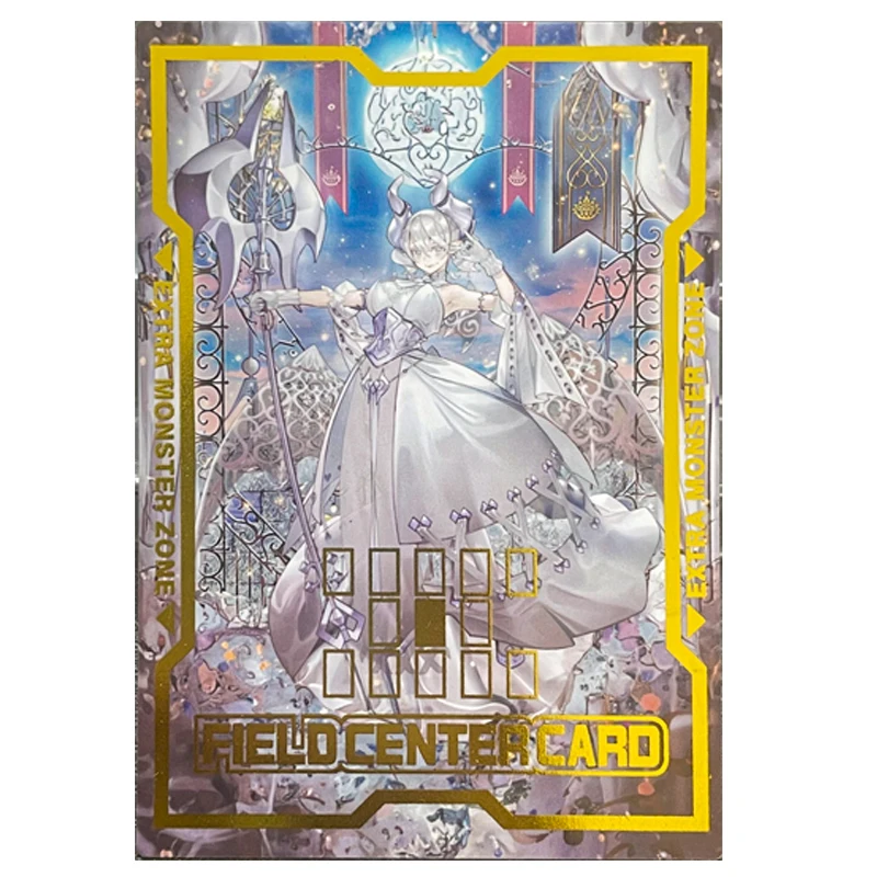 Yu-gi-oh diy collectible Card、炎のbestower、シルバーの城のラベル、赤いドラゴン、誕生日プレゼント