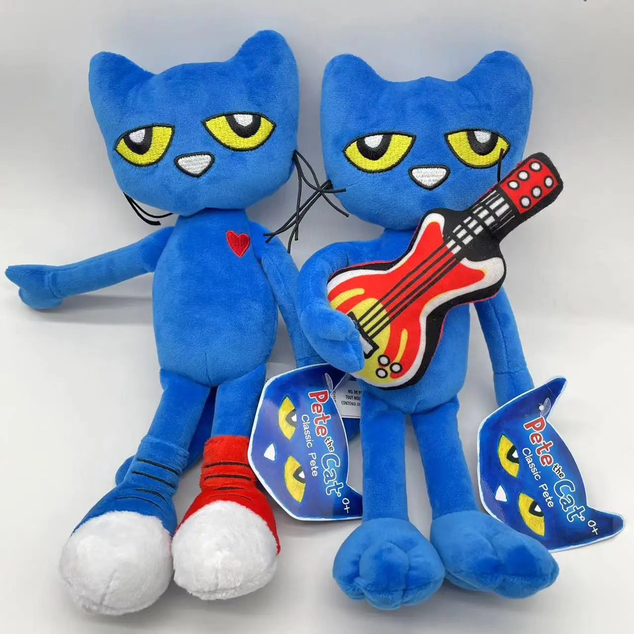 

peluche Pete The Cat de 30cm, animación, regalos cumpleaños para niños y regalos navideños, decoración habitación