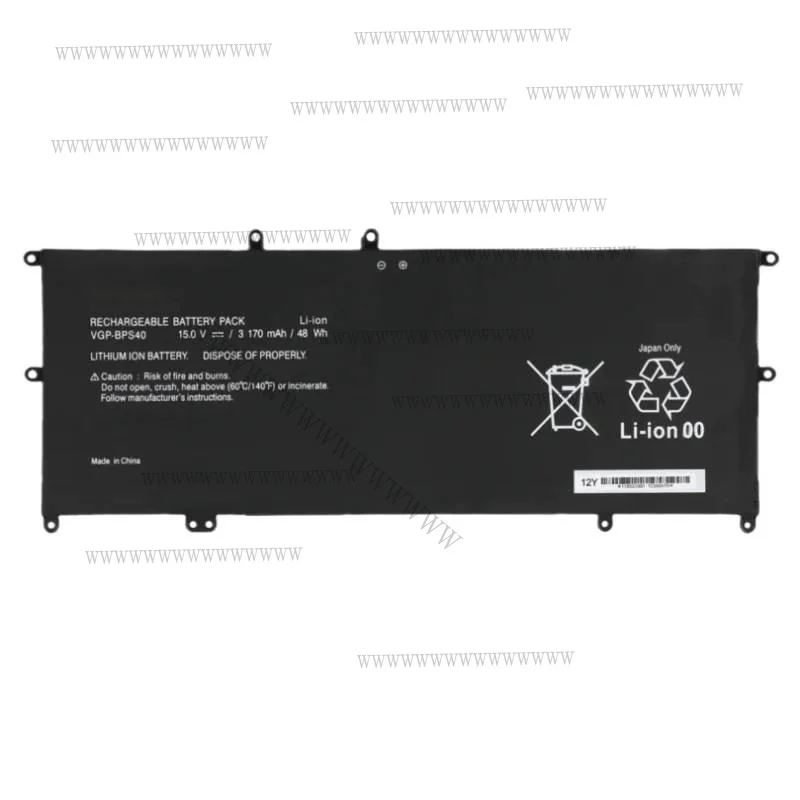 Hd 15v 48wh 3170mah nova bateria do portátil VGP-BPS40 para sony flip svf14a svf15a svf15n17cxb svf15n18pxb svf14na1u